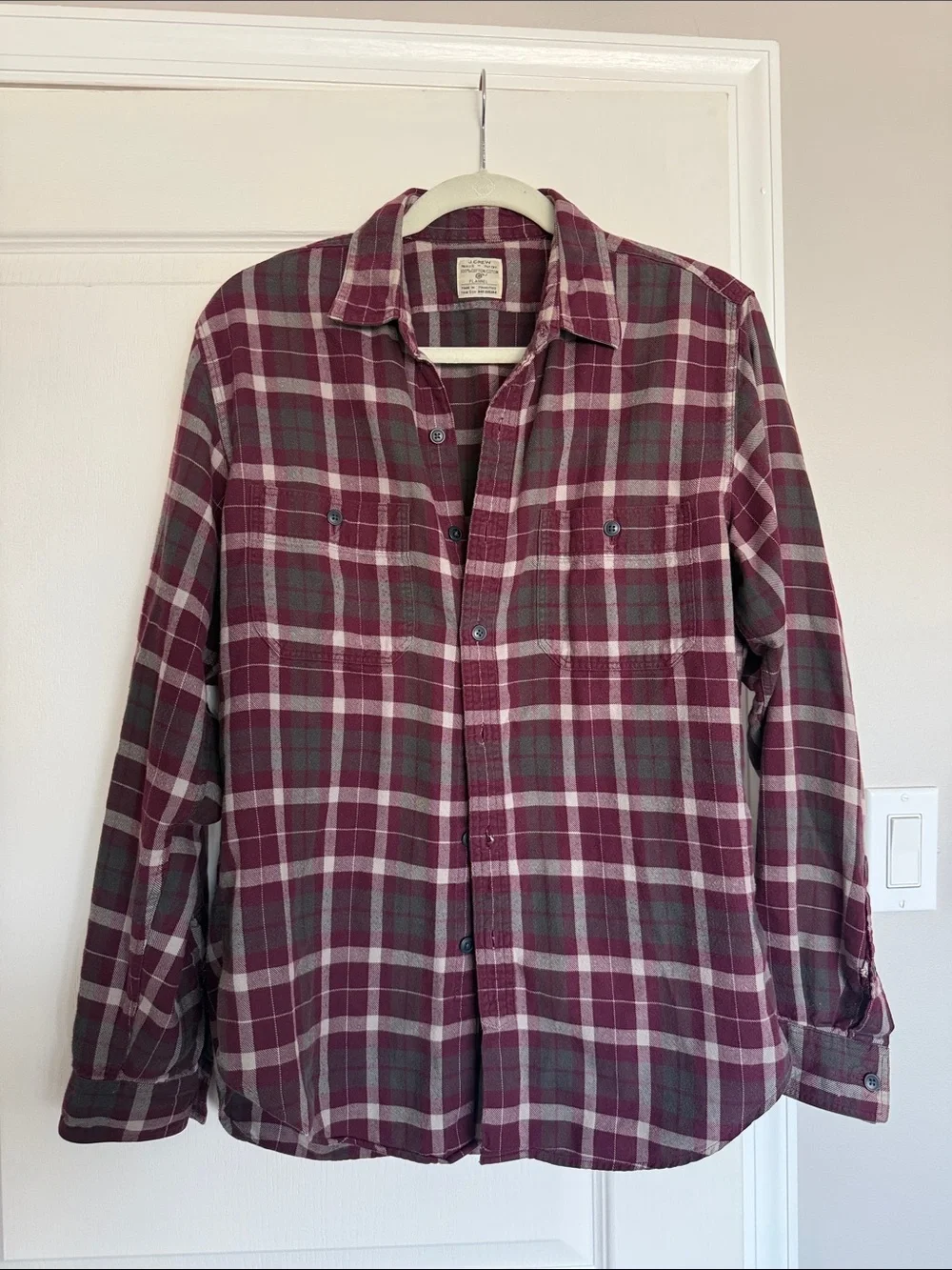 Vintage J Crew 100% Cotton Flannel